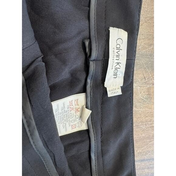 ITALY Made-CK,Silk Pants,Office,,44" L,33" Inseam, 15.5" PLZ READ!! FINAL SALE!! - Picture 8 of 12